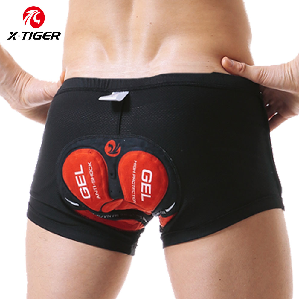 Padded Cycling Shorts 5D Gel - Pantalones Cortos de Ciclismo MTB para