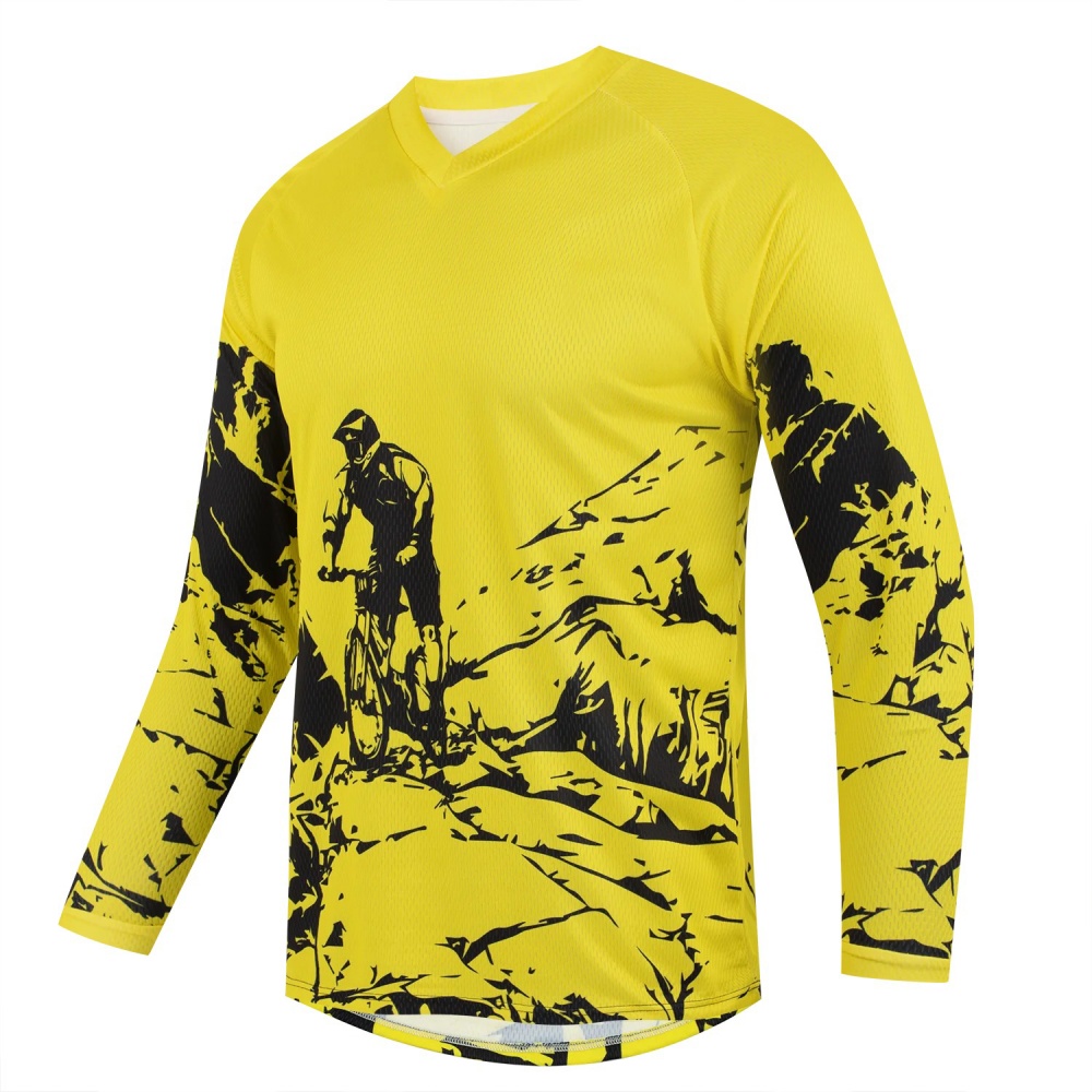 Cycling - Camiseta Deportiva de Manga Larga con