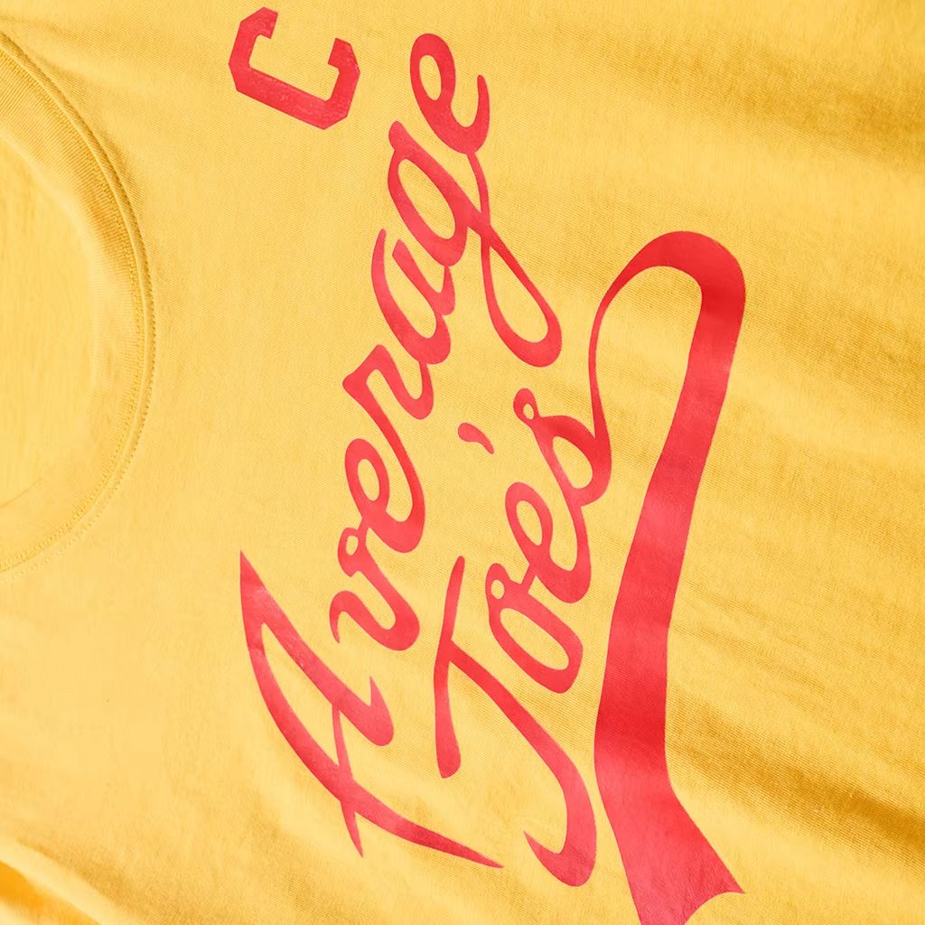 Team Sports - Camiseta amarilla para hombre, diseño «Average