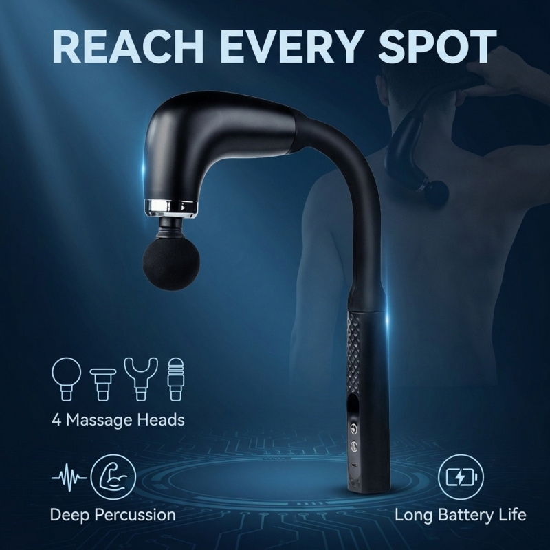 Electric Massage Gun Deep Tissue - Pistola de Masaje Muscular Eléctrica con