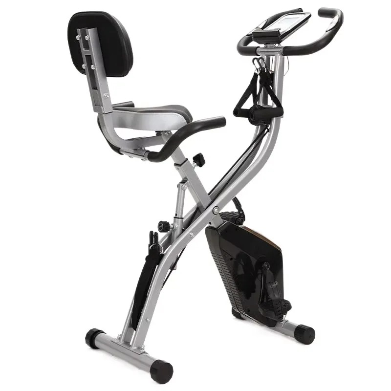 Exercise Bike Magnetic Resistance - Bicicleta de Ejercicio Plegable Portátil para