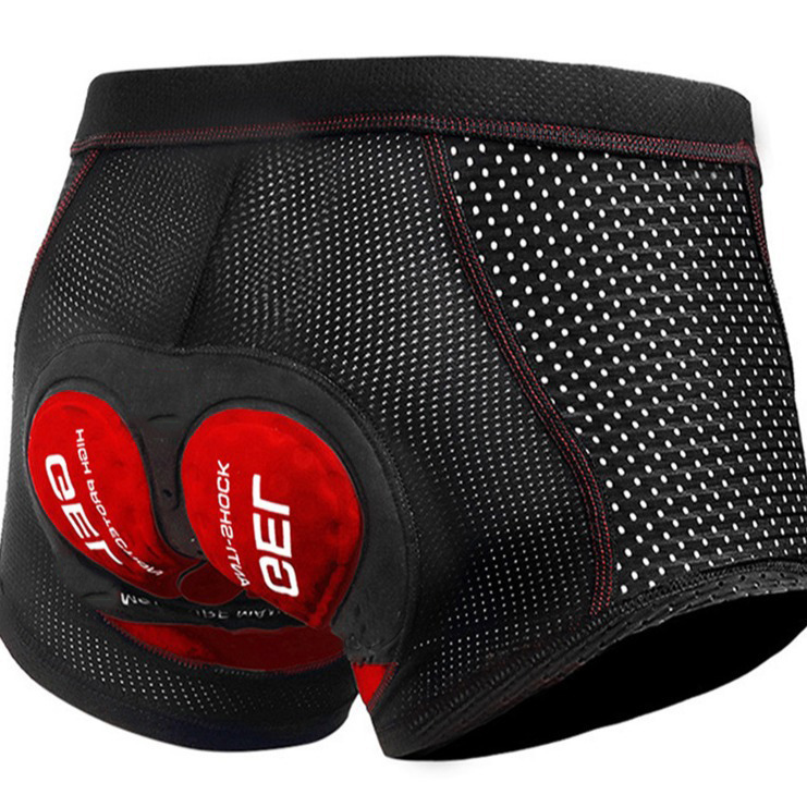 Padded Cycling Shorts 5D Gel - Pantalones Cortos de Ciclismo Transpirables con