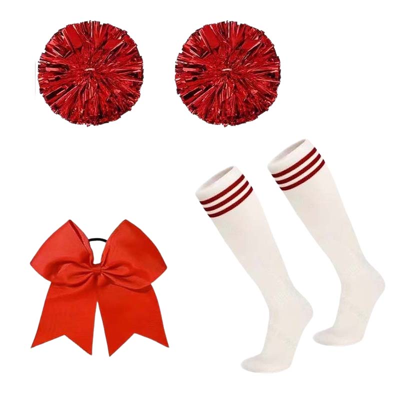 Team Sports - Juego de 4 pompones de animadora