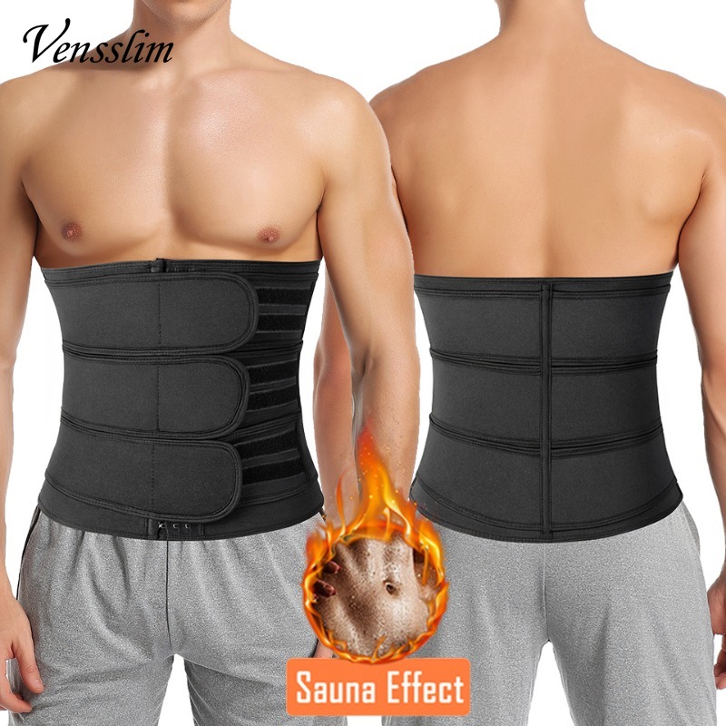 Sweat Waist Trainer Belt Neoprene - Vensslim-Entrenador de cintura para hombre, recortador