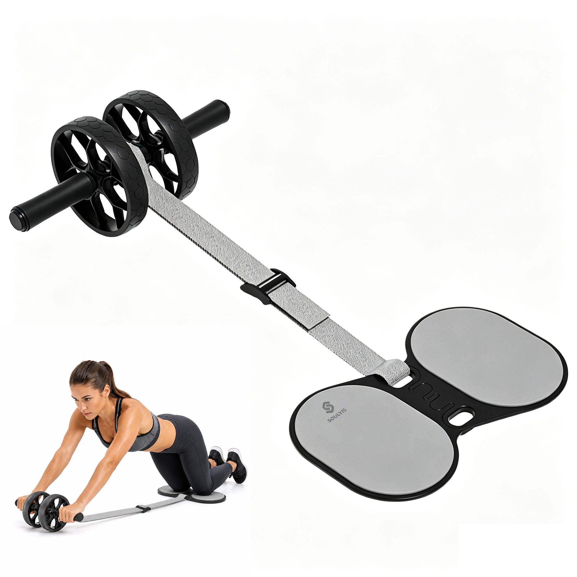 Ab Roller Wheel With Elbow Support - Rodillo Abdominal de Doble Rueda con