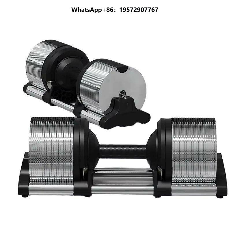 Adjustable Dumbbell Pair 40Kg - Juego de Mancuernas Hexagonales Ajustables de