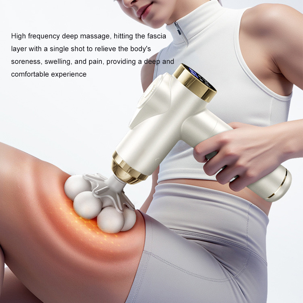 Electric Massage Gun Deep Tissue - Masajeador Eléctrico Profesional de Fascia, Pistola
