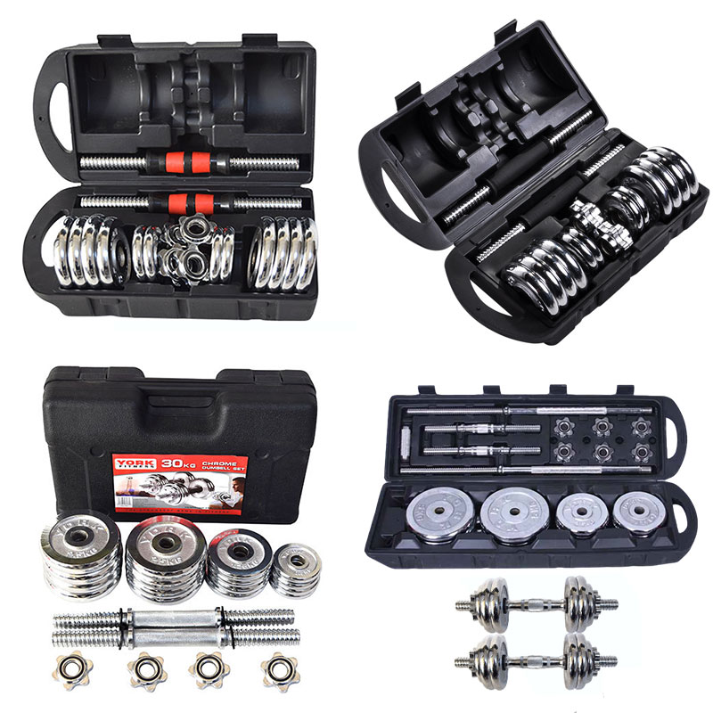 Adjustable Dumbbell Pair 40Kg - Venta Directa de Fábrica 2026, Juego