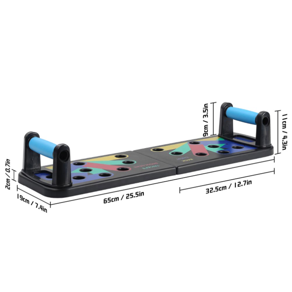 Push Up Board Foldable Multi Function - Equipo de entrenamiento muscular multifuncional, tablero