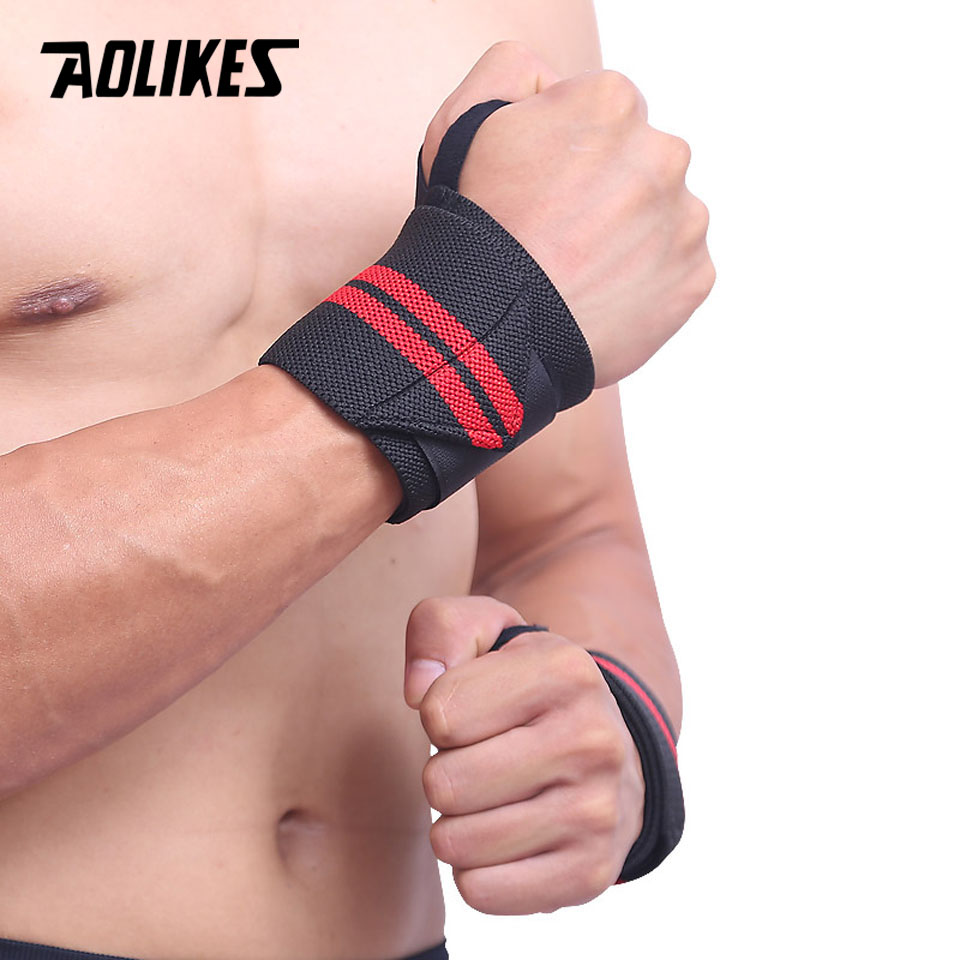 AOLIKES 1 par de correas de so - Wrist Wraps Weightlifting Support reseña y precio