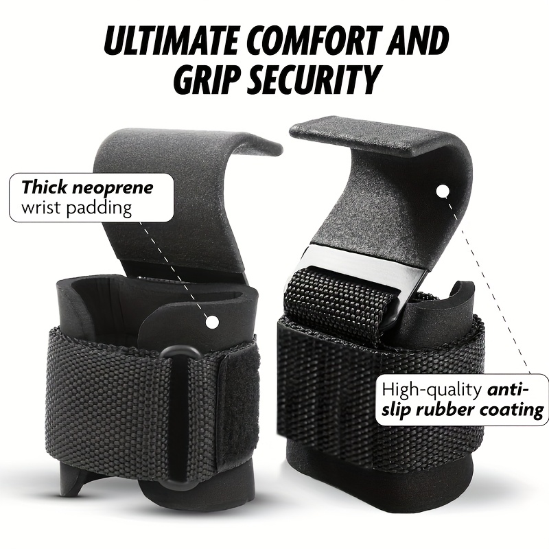 Ganchos de agarre para levanta - Wrist Wraps Weightlifting Support reseña y precio