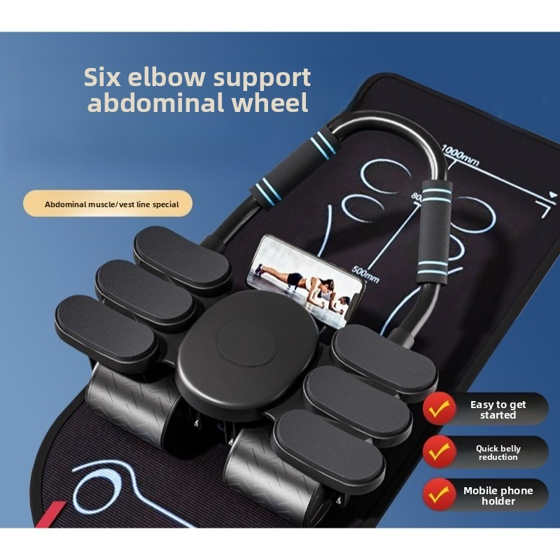 Equipo de Ejercicio Abdominal  - Ab Roller Wheel With Elbow Support reseña y precio