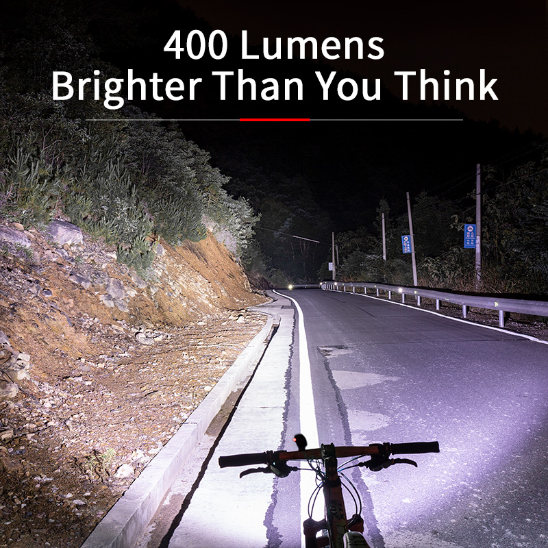 ROCKBROS-linterna frontal para - Rechargeable Bicycle Headlight 1000 Lumen reseña y precio
