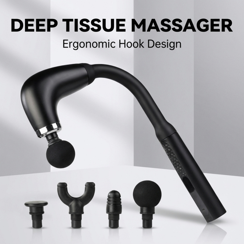 Pistola de Masaje Muscular Elé - Electric Massage Gun Deep Tissue reseña y precio