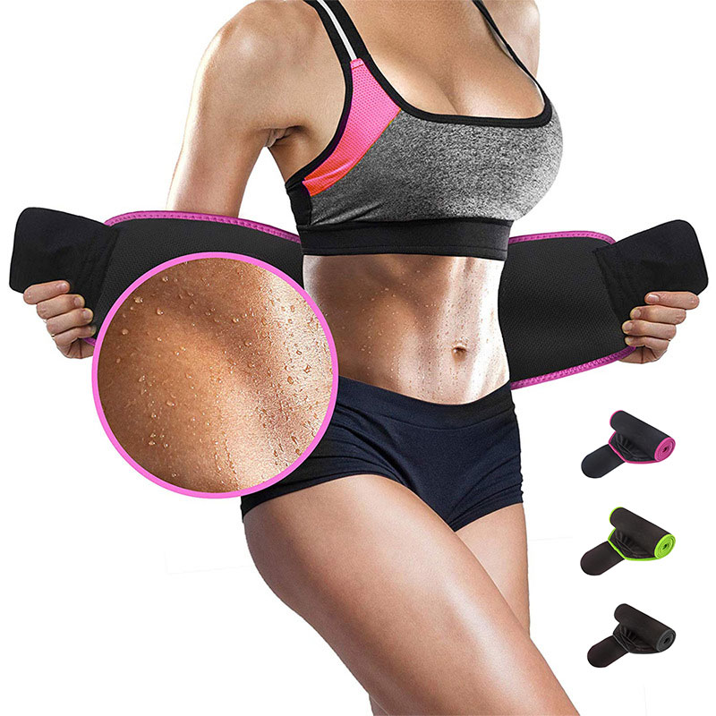 Cinturón recortador de cintura - Sweat Waist Trainer Belt Neoprene reseña y precio