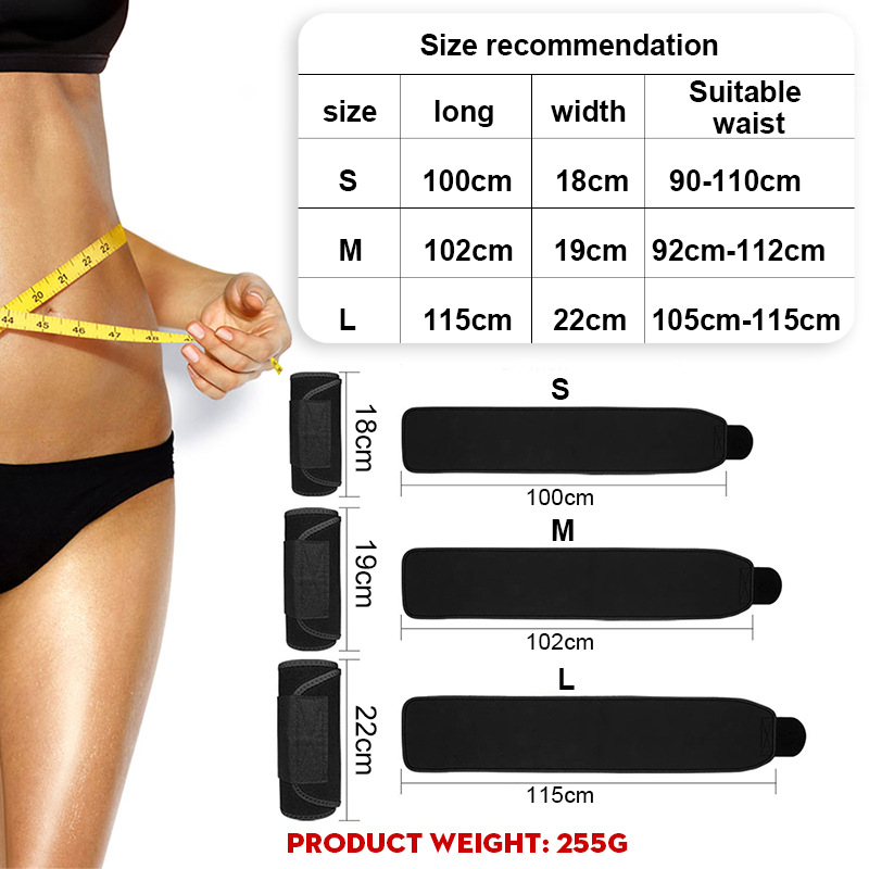 Cinturón recortador de cintura - Sweat Waist Trainer Belt Neoprene reseña y precio