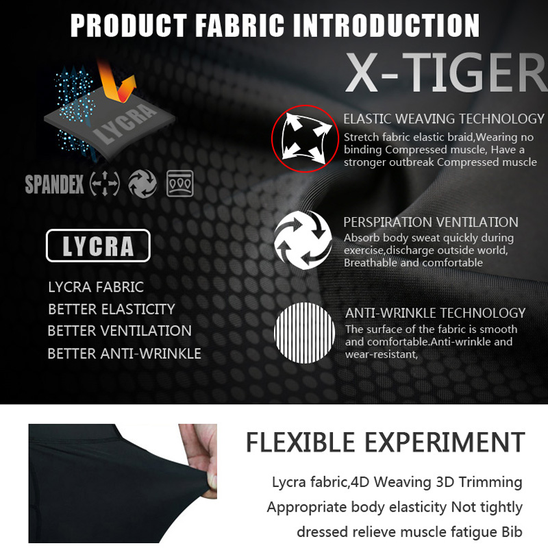 X-TIGER de ciclismo para hombr - Padded Cycling Shorts 5D Gel reseña y precio