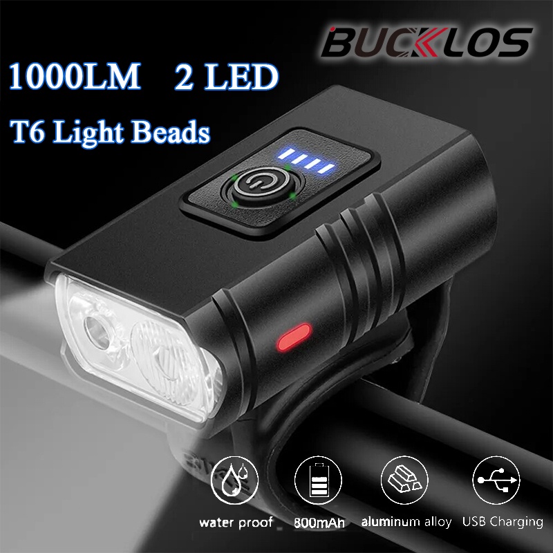 Luces de bicicleta 1000 lúmene - Rechargeable Bicycle Headlight 1000 Lumen reseña y precio