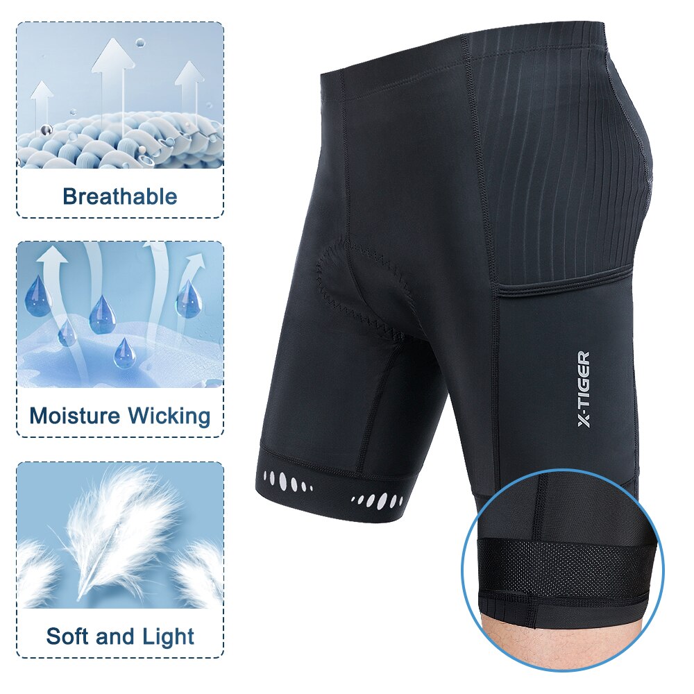 Pantalones cortos de ciclismo  - Padded Cycling Shorts 5D Gel reseña y precio