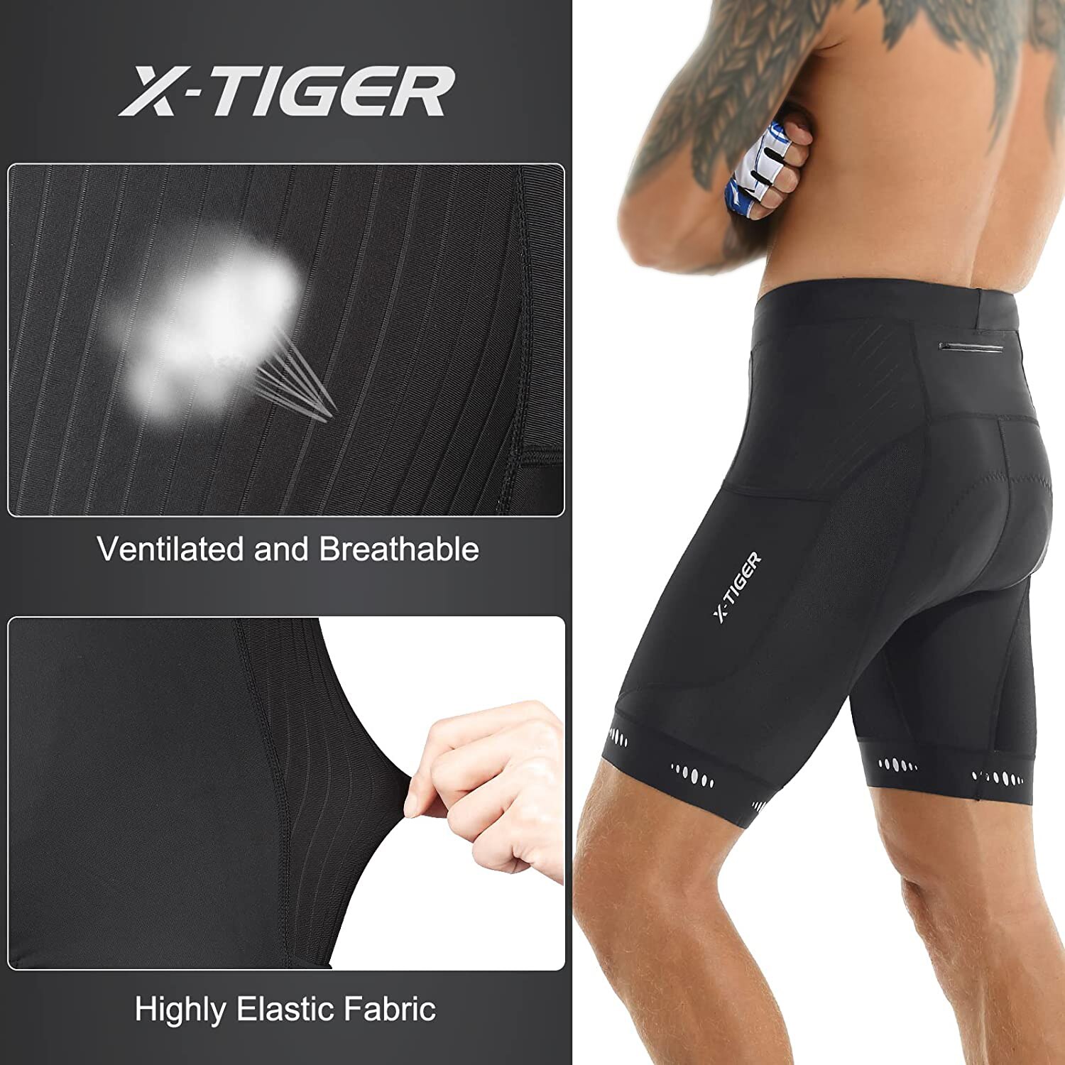 Pantalones cortos de ciclismo  - Padded Cycling Shorts 5D Gel reseña y precio