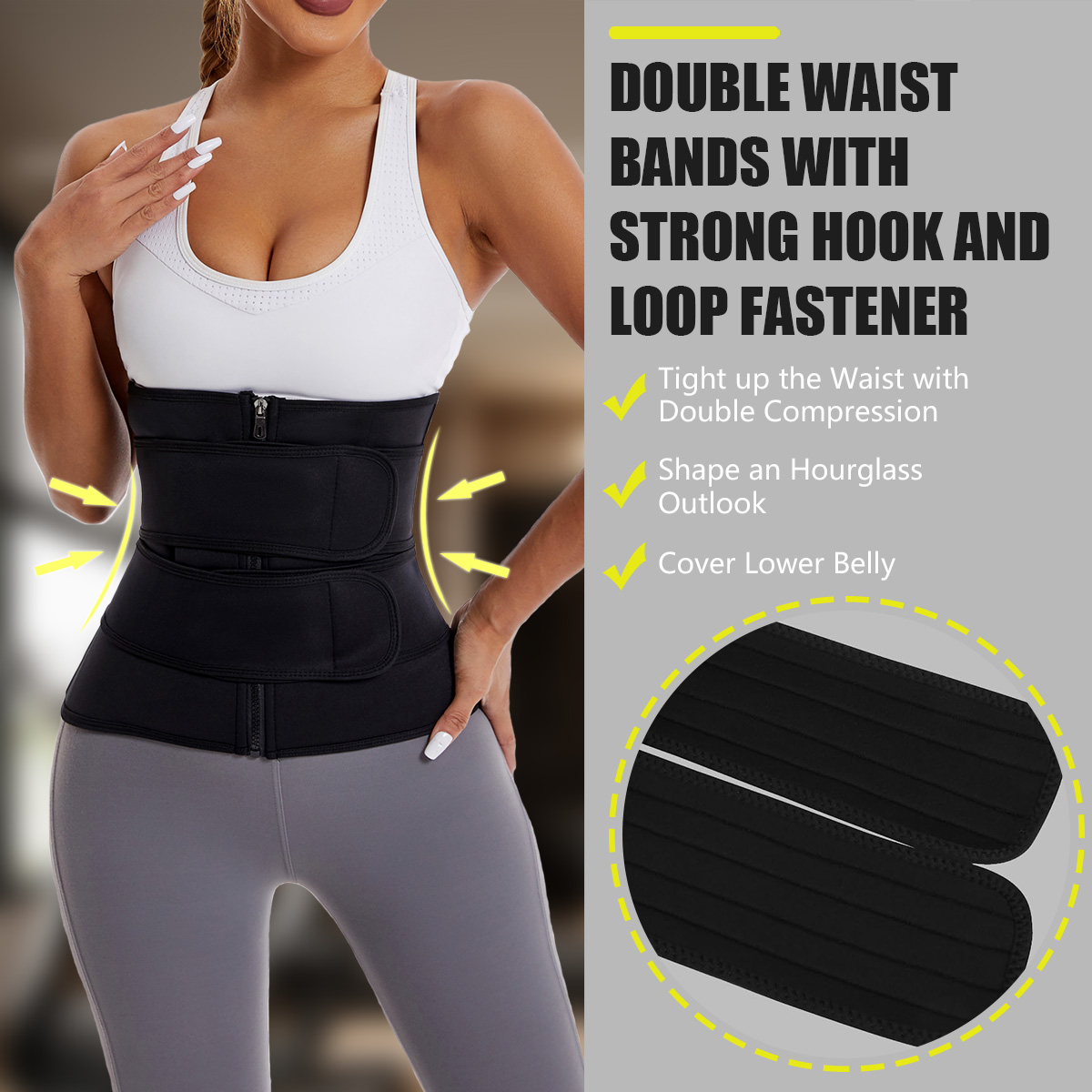 Faja Reductora de Cintura para - Sweat Waist Trainer Belt Neoprene reseña y precio
