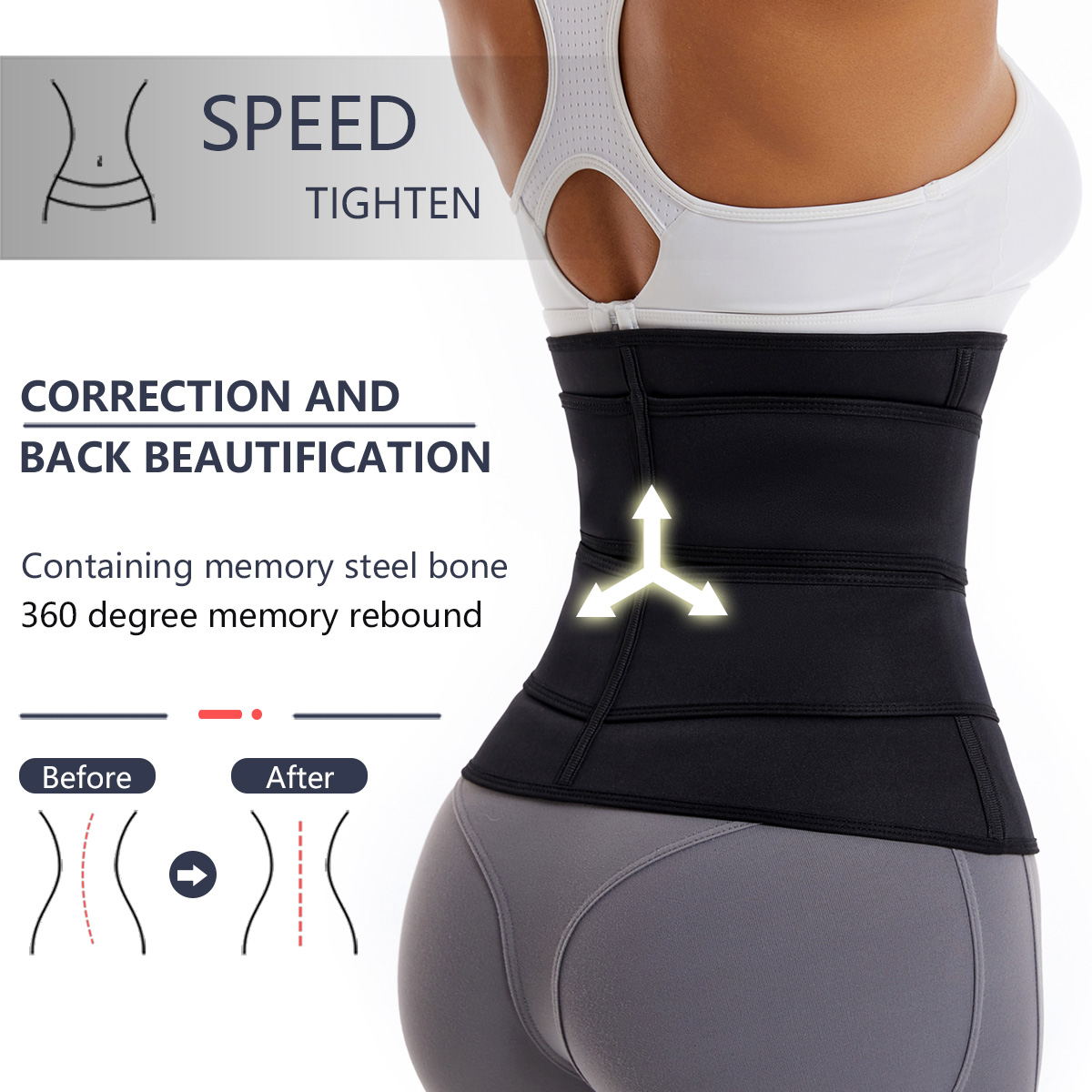 Faja Reductora de Cintura para - Sweat Waist Trainer Belt Neoprene reseña y precio
