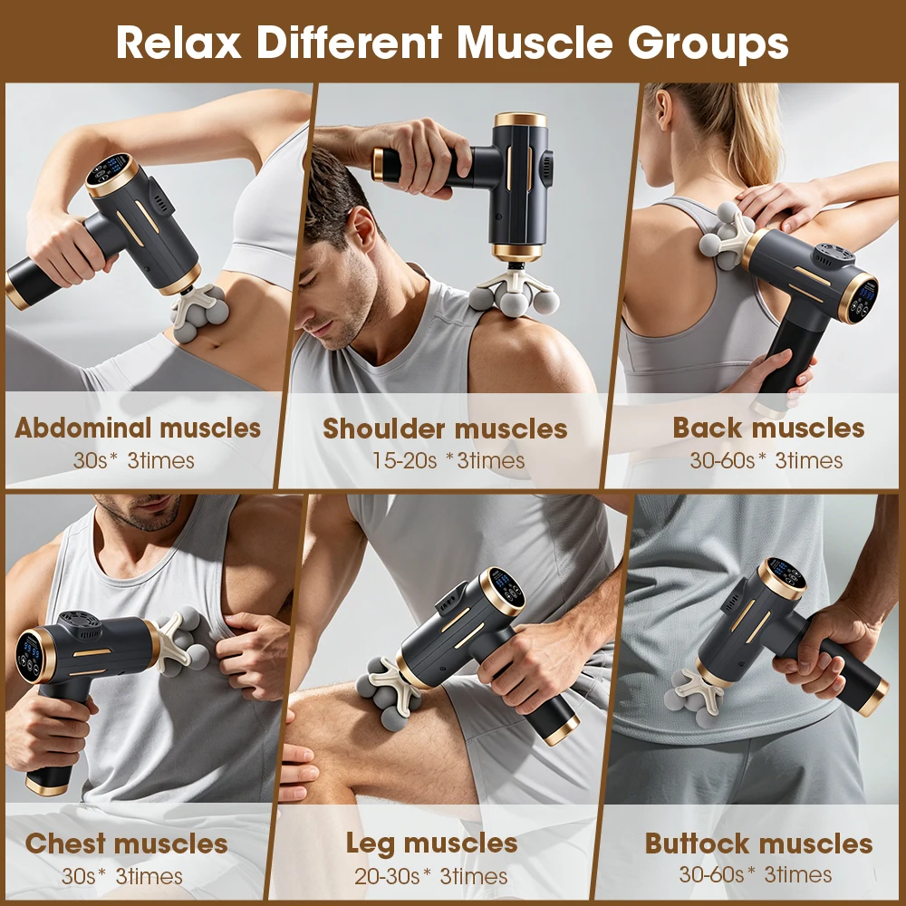 Pistola de Masaje Eléctrica de - Electric Massage Gun Deep Tissue reseña y precio