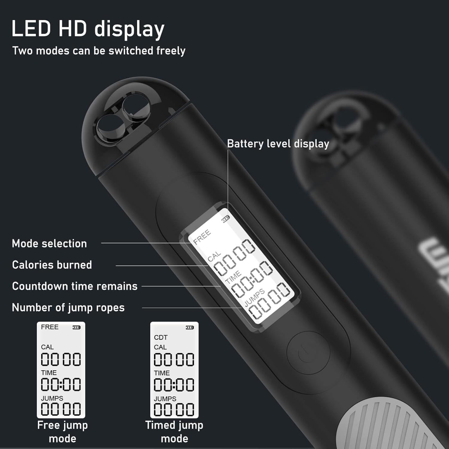 Cuerda de Saltar Digital Intel - Smart Jump Rope Digital Counter reseña y precio