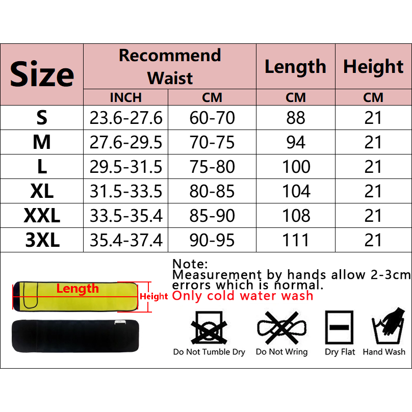 Faja Reductora de Cintura para - Sweat Waist Trainer Belt Neoprene reseña y precio