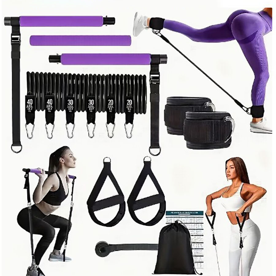 Bandas de Resistencia de 180 l - Pilates Bar Kit With Resistance Bands reseña y precio