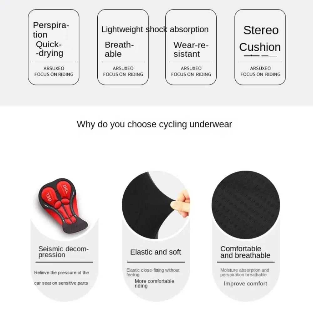 Pantalones cortos de ciclismo  - Padded Cycling Shorts 5D Gel reseña y precio