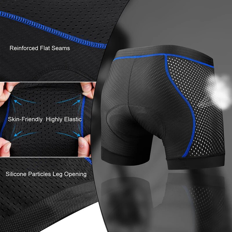 X-TIGER ropa interior de cicli - Padded Cycling Shorts 5D Gel reseña y precio