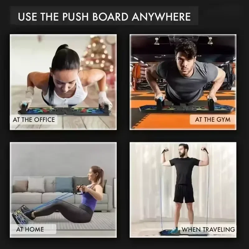 Set de tabla para flexiones, b - Push Up Board Foldable Multi Function reseña y precio