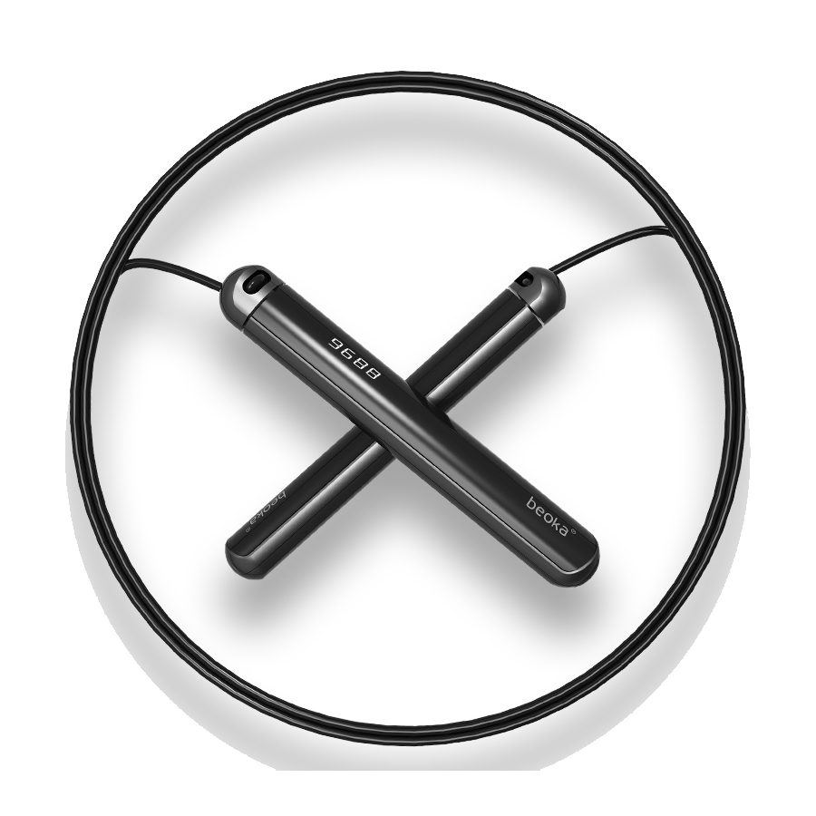 Cable ponderado con mango larg - Smart Jump Rope Digital Counter reseña y precio