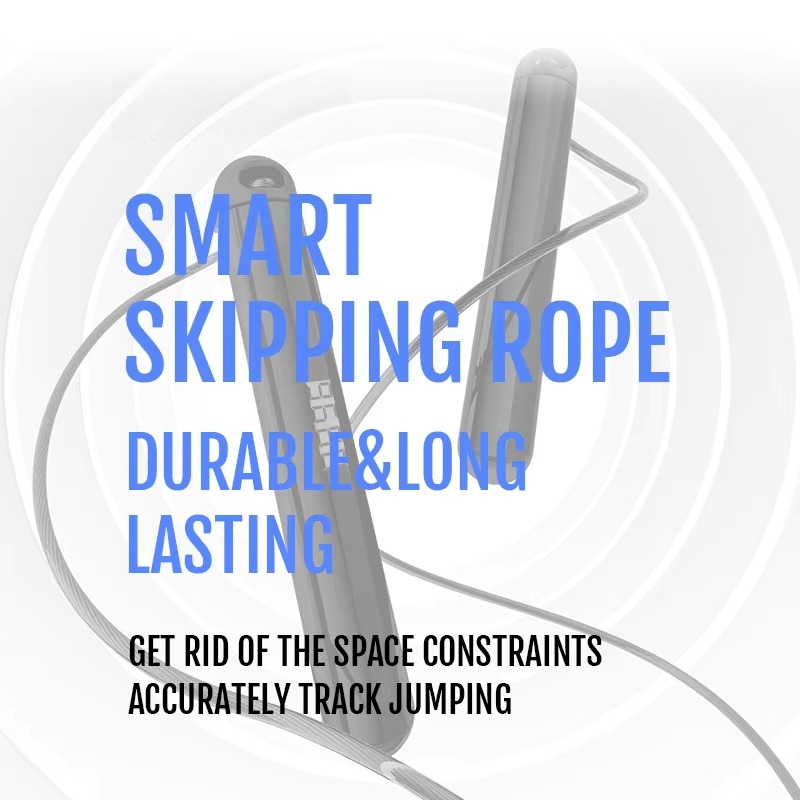 Cable ponderado con mango larg - Smart Jump Rope Digital Counter reseña y precio