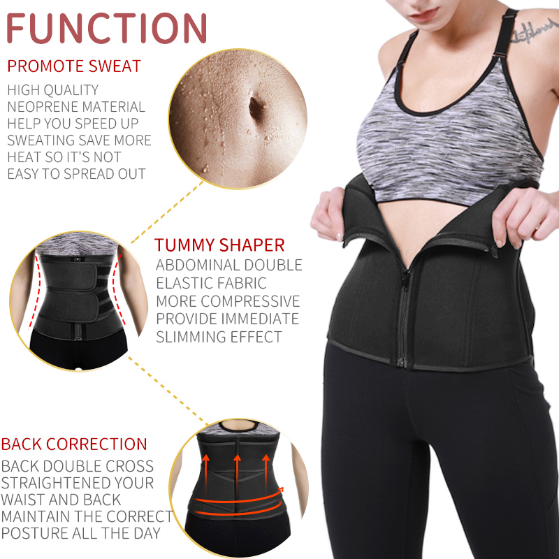 Faja Reductora de Cintura de N - Sweat Waist Trainer Belt Neoprene reseña y precio