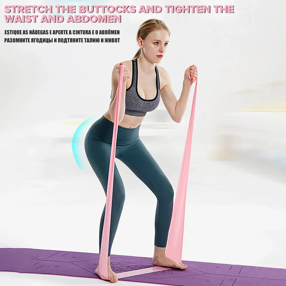 Longitud: 200 cm Yoga Pilates  - Pilates Bar Kit With Resistance Bands reseña y precio