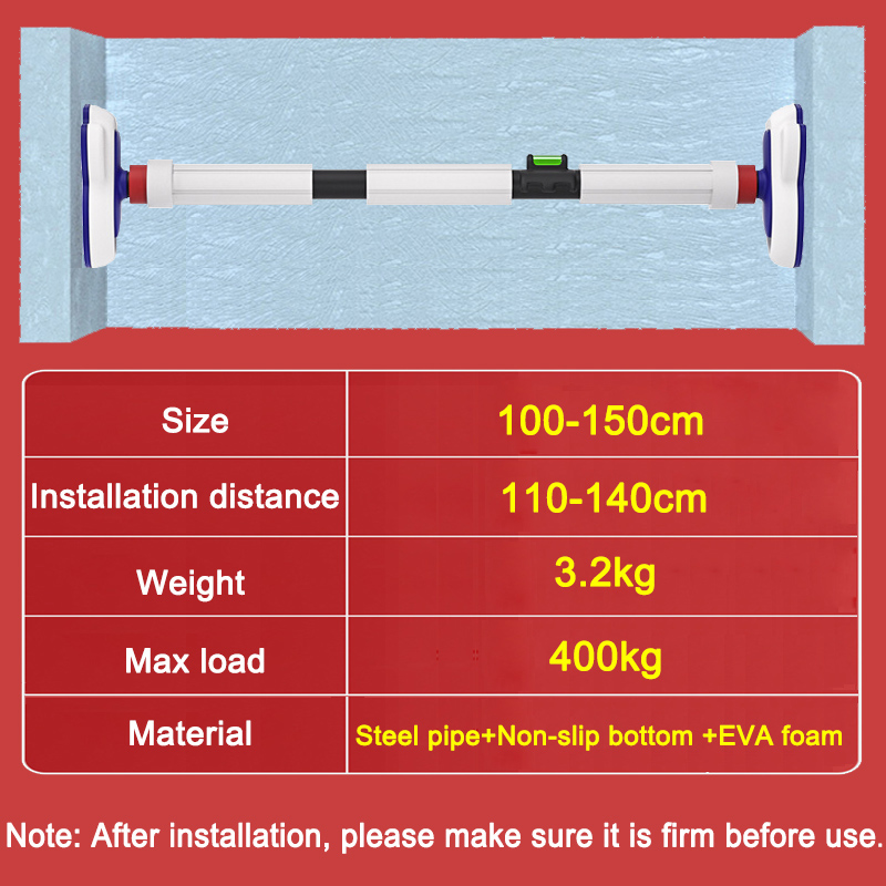 Barra de dominadas de 100-150  - Door Pull Up Bar No Screw reseña y precio