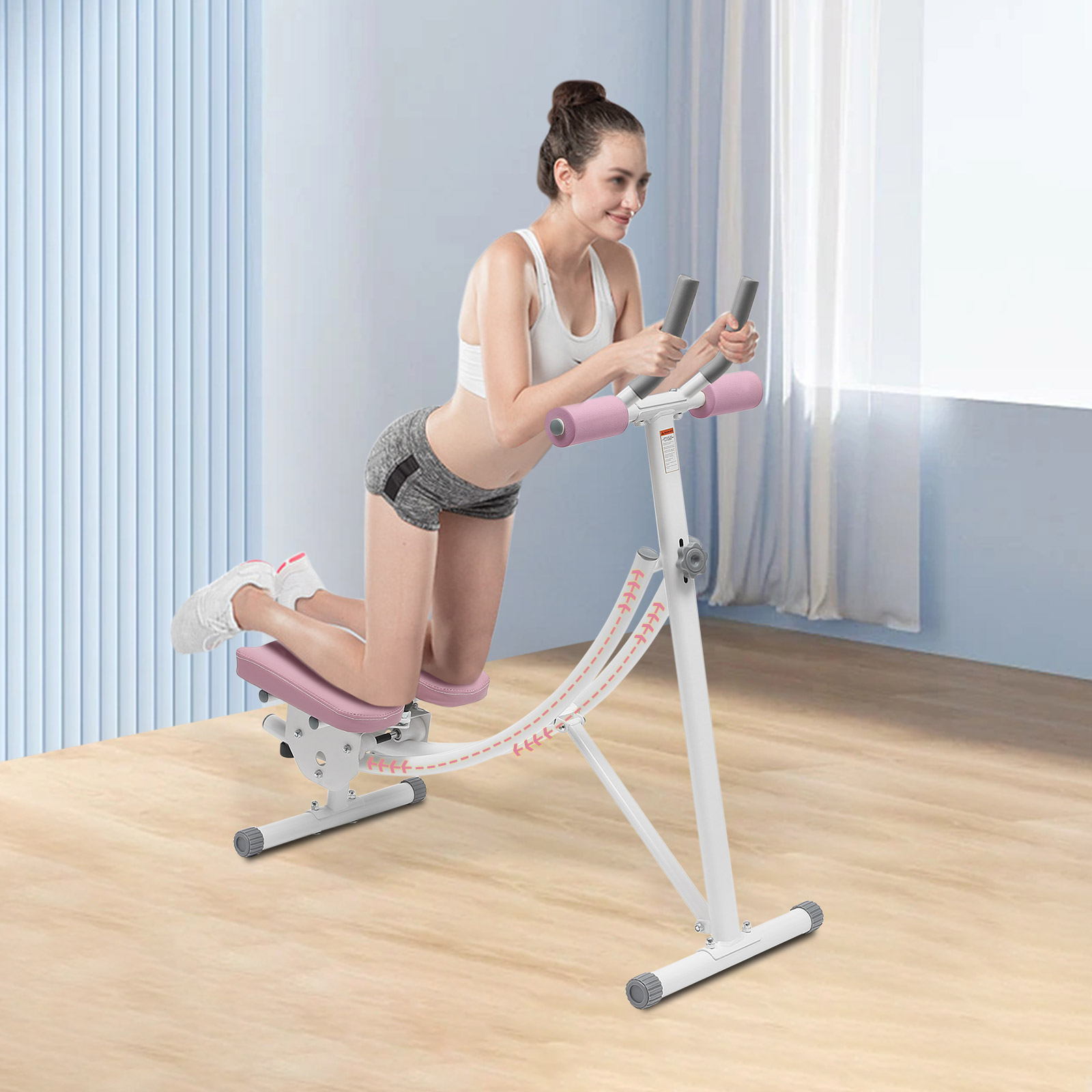 Máquina de Ejercicios Abdomina - Ab Roller Wheel With Elbow Support reseña y precio