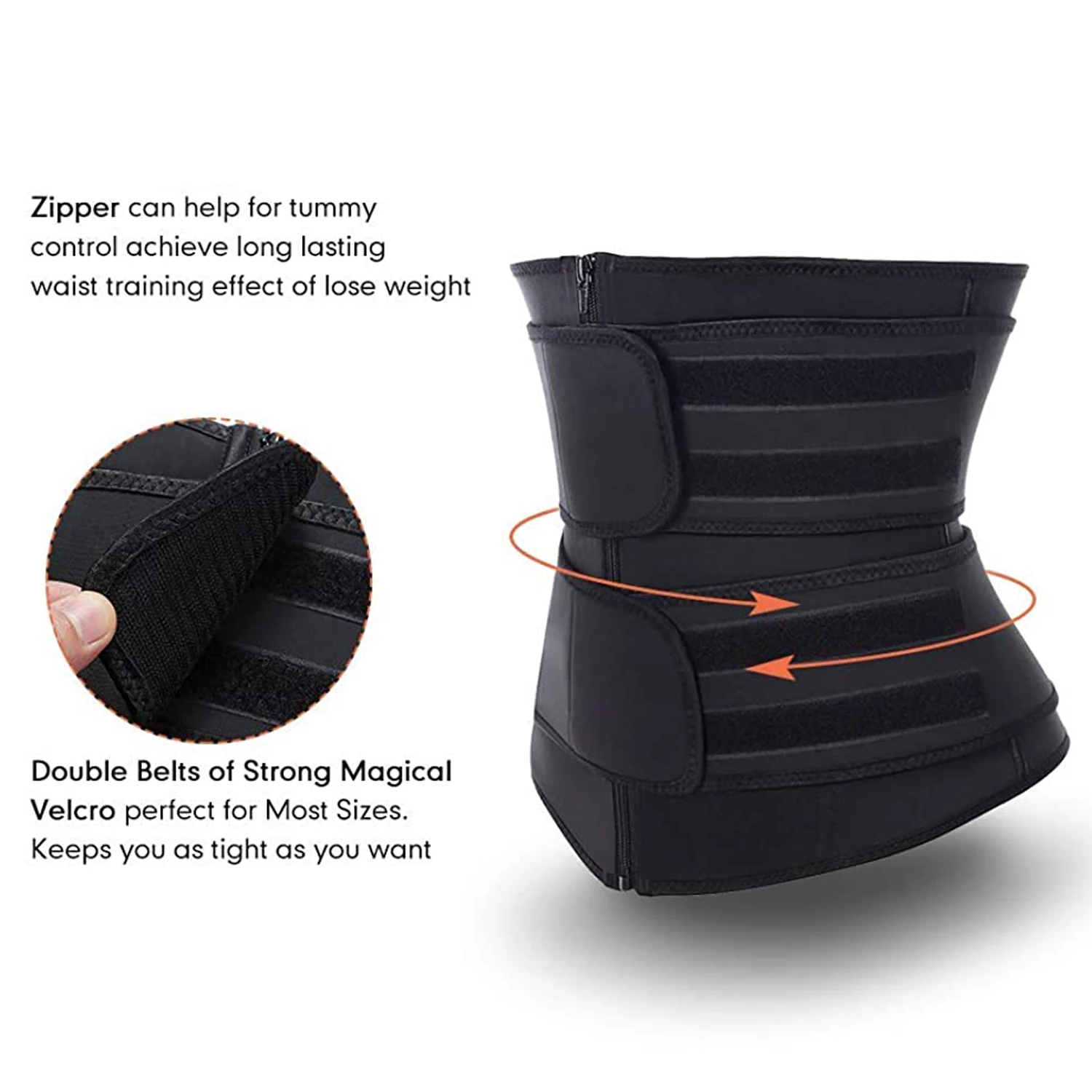Neopren Entrenador de cintura  - Sweat Waist Trainer Belt Neoprene reseña y precio