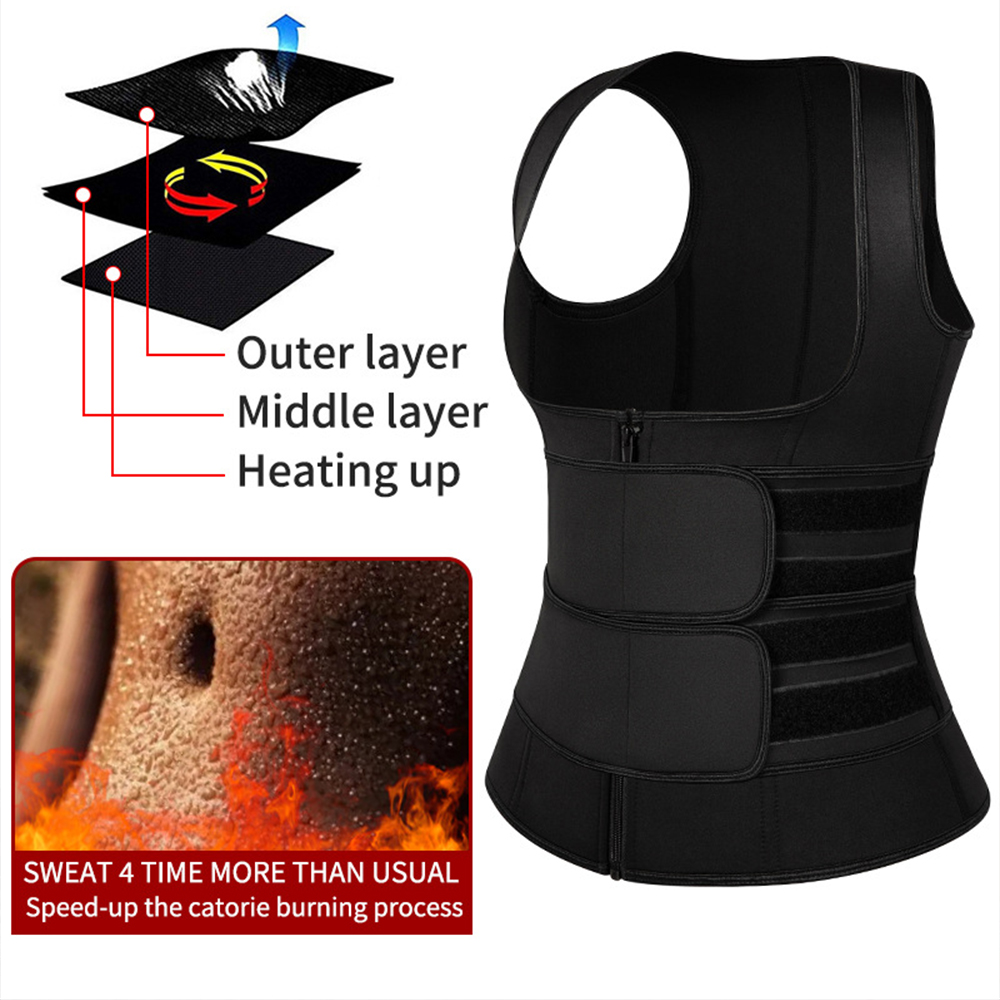 Top de neopreno para sauna par - Sweat Waist Trainer Belt Neoprene reseña y precio