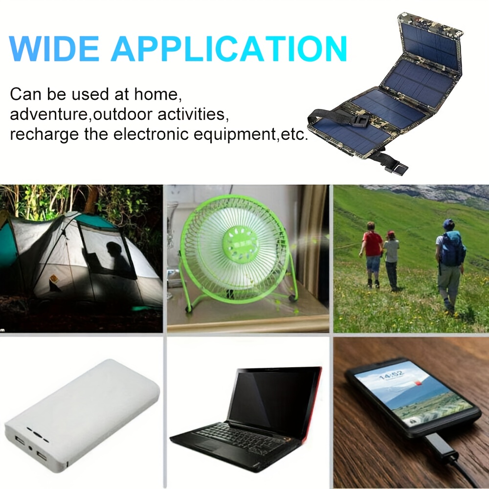Panel Solar Portátil Plegable  - Hiking reseña y precio
