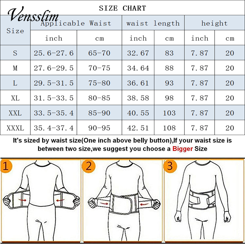 Vensslim, cinturón recortador  - Sweat Waist Trainer Belt Neoprene reseña y precio