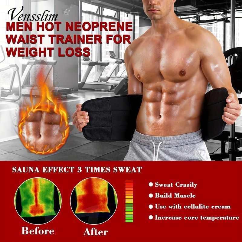 Vensslim, cinturón recortador  - Sweat Waist Trainer Belt Neoprene reseña y precio