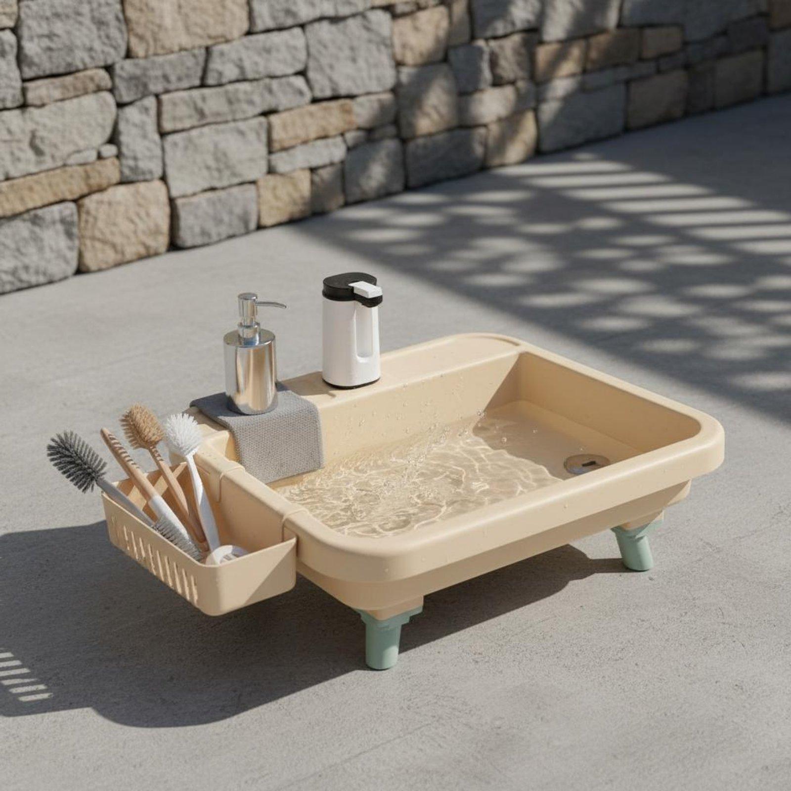 Lavabo portátil para exteriore - Camping reseña y precio