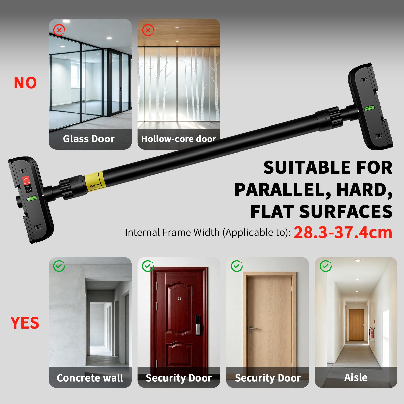Barra de dominadas para puerta - Door Pull Up Bar No Screw reseña y precio