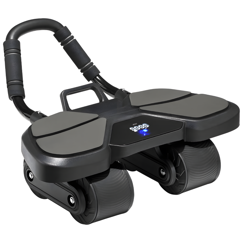 Rodillo de rueda Ab negro con  - Ab Roller Wheel With Elbow Support reseña y precio