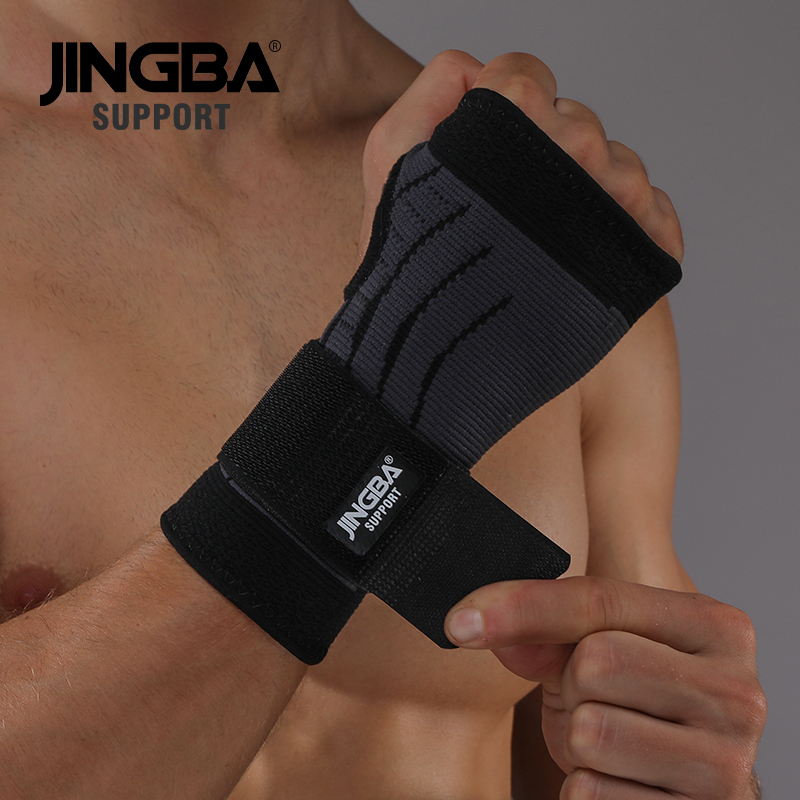JINGBA-muñequera protectora pa - Wrist Wraps Weightlifting Support reseña y precio