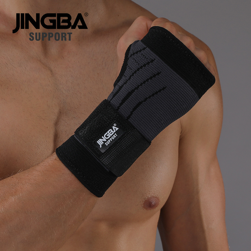 JINGBA-muñequera protectora pa - Wrist Wraps Weightlifting Support reseña y precio
