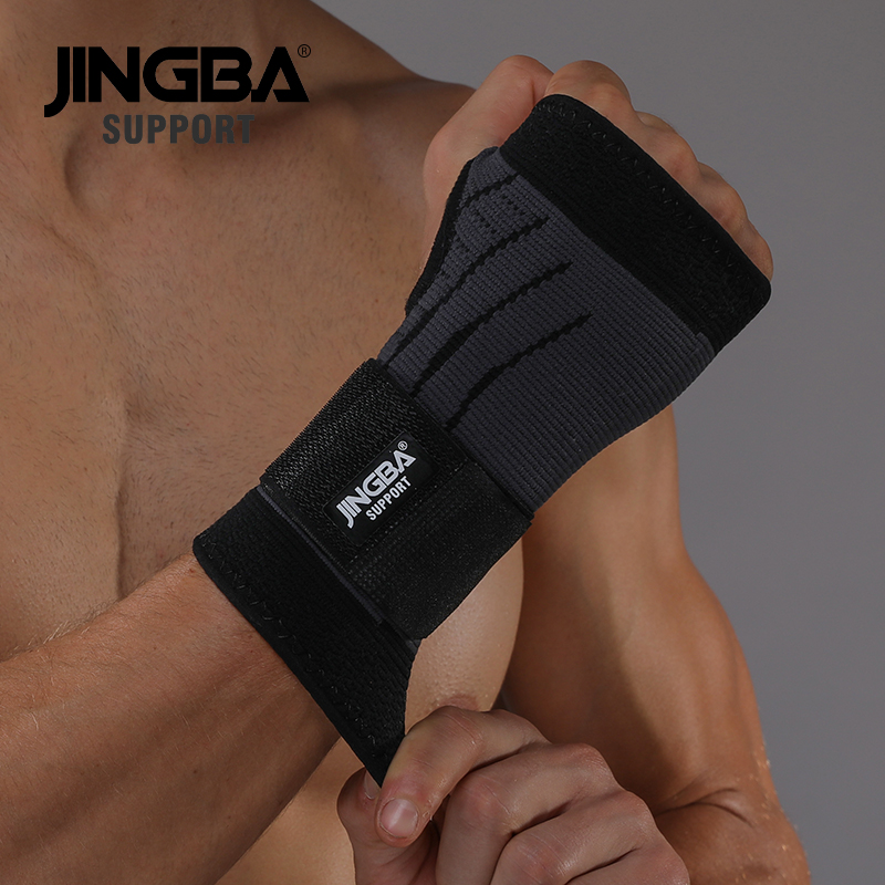 JINGBA-muñequera protectora pa - Wrist Wraps Weightlifting Support reseña y precio